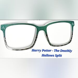 Pair Eyewear magnetic eyeglass topper for the Kirby-The Deathly Hallows Split